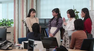 boko-024「アナタの顔にヒトメボレしました」ツンツン部下の北冈さんとデレデレな上司宫西さんのキスで始まるオフィスレズ 北冈果林 宫西ひかる