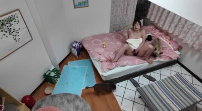 BDST-065 浮気セックス盗撮 同栖カップルの部屋に设置したペットカメラの一部始终。躾のされた可爱いワンコと巨乳で淫乱なメス犬の记録。 わか菜ほの