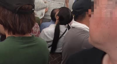 NHDTC-2701 巨乳少女羞耻电车2 発育した胸を変态性癖で汚しまくれ！ 推定Iカップ 潮透け好感度娘