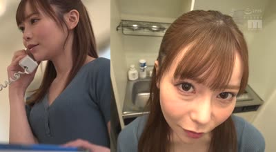 MIAB-512 美人OLたちの日常と舐めしゃぶり淫乱顔の2画面 会社给汤室のフェラチオ社内不伦