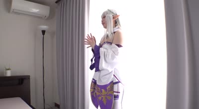 COSX-093 【神乳Hカップ】【ヤリマン】【おじOK】むちむち可爱い爆乳ちょろ系レイヤーと中出しSEX！