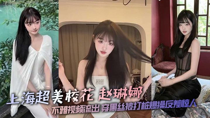 上海超美校花 赵琳娜 不雅视频流出 穿黑丝被打桩爆操反差惊人