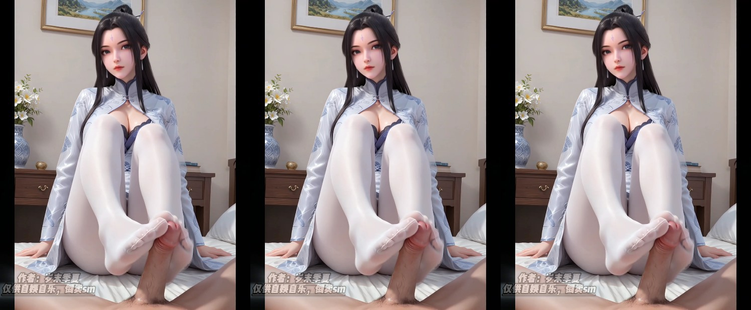 仙子陆雪琪<span style="color: #ff5b82">足</span><span style="color: #ff5b82">交</span>大肉棒插入蜜穴#3D